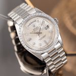 Rolex Day-Date 36 1803 (1966) - Silver dial 36 mm White Gold case (1/8)