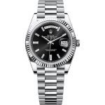 Rolex Day-Date 40 228236 (2025) - Zwart wijzerplaat 40mm Platina (1/1)
