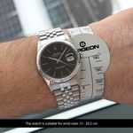 Rolex Datejust 36 16234 (1991) - Black dial 36 mm Steel case (2/8)