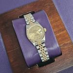 Rolex Lady-Datejust 69173 (1990) - Champagne dial 26 mm Gold/Steel case (1/4)