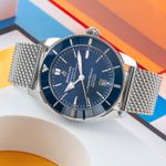 Breitling Superocean Heritage II 46 AB202016/C961 (Onbekend (willekeurig serienummer)) - Blauw wijzerplaat 46mm Staal (2/8)