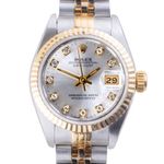 Rolex Lady-Datejust 69173 (1991) - Silver dial 26 mm Gold/Steel case (3/8)