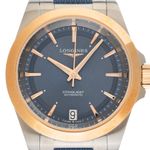 Longines Conquest L3.430.5.92.9 (2025) - Blue dial 34 mm Gold/Steel case (1/6)