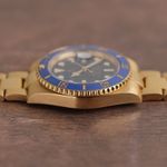 Rolex Submariner Date 116618LB (Unknown (random serial)) - Blue dial 40 mm Yellow Gold case (5/8)