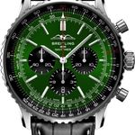 Breitling Navitimer 01 (46 MM) AB0137241L1P1 (2024) - Groen wijzerplaat 46mm Staal (1/8)