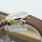 Cartier Diabolo 1440 (1995) - White dial 27 mm Yellow Gold case (8/8)
