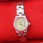 Rolex Lady-Datejust 69173 (Onbekend (willekeurig serienummer)) - Champagne wijzerplaat 26mm Goud/Staal (3/8)