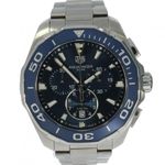 TAG Heuer Aquaracer 300M CAY111B (Unknown (random serial)) - Blue dial 43 mm Steel case (1/5)