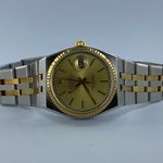 Rolex Datejust Oysterquartz 17013 (1978) - Champagne dial 36 mm Gold/Steel case (1/6)