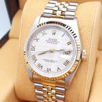 Rolex Datejust 36 16233 (1992) - White dial 36 mm Gold/Steel case (6/8)