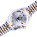 Rolex Lady-Datejust 69173 (1990) - Grey dial 26 mm Gold/Steel case (1/8)