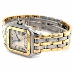 Cartier Panthère 183949 (1990) - White dial 27 mm Gold/Steel case (7/8)