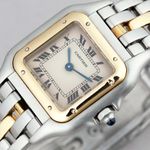 Cartier Panthère 6692 (1992) - White dial 22 mm Gold/Steel case (5/8)