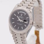 Rolex Day-Date 40 228239 (2018) - Black dial 40 mm White Gold case (3/8)