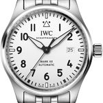 IWC Pilot Mark IW328208 (2026) - Wit wijzerplaat 40mm Staal (1/1)