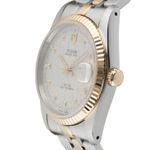 Tudor Prince Date 74033 (Unknown (random serial)) - Silver dial 34 mm Gold/Steel case (6/8)