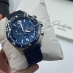 Glashütte Original SeaQ Chronograph 1-37-23-02-81-36 (2024) - Blauw wijzerplaat 43mm Staal (7/8)