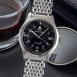 IWC Pilot Mark IW324102 (Onbekend (willekeurig serienummer)) - Zwart wijzerplaat 36mm Staal (3/8)