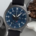 IWC Pilot Chronograph Top Gun IW389001 (Onbekend (willekeurig serienummer)) - Zwart wijzerplaat 44mm Keramiek (3/8)