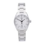TAG Heuer Carrera Lady WBN2412.BA0621 (2026) - Wit wijzerplaat 29mm Staal (1/7)