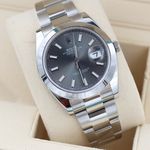 Rolex Datejust 41 126300 (Onbekend (willekeurig serienummer)) - Grijs wijzerplaat 41mm Staal (2/8)