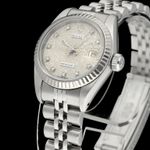 Rolex Lady-Datejust 69174 (1993) - Zilver wijzerplaat 26mm Staal (7/8)