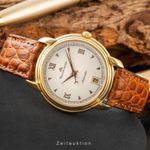 Maurice Lacroix Les Classiques Date 23293 (1995) - Beige wijzerplaat 35mm Goud/Staal (2/8)