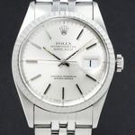 Rolex Datejust 36 16030 (1986) - Zilver wijzerplaat 36mm Staal (1/7)