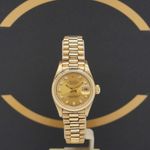 Rolex Lady-Datejust 69178 (1990) - Gold dial 26 mm Yellow Gold case (1/7)