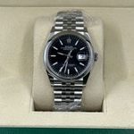 Rolex Datejust 36 126200 (2024) - Black dial 36 mm Steel case (5/8)