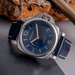 Panerai Luminor Due PAM00926 (Onbekend (willekeurig serienummer)) - Blauw wijzerplaat 38mm Titanium (2/8)