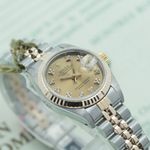 Rolex Lady-Datejust 69173 (1992) - Champagne dial 26 mm Gold/Steel case (1/8)