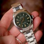 Rolex Milgauss 116400GV (Onbekend (willekeurig serienummer)) - Zwart wijzerplaat 40mm Staal (1/8)