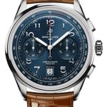 Breitling Premier AB0145171C1P1 (2025) - Blauw wijzerplaat 42mm Staal (1/1)