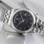 Tudor Prince Date 76200 (Onbekend (willekeurig serienummer)) - Zwart wijzerplaat 36mm Staal (2/8)