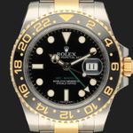 Rolex GMT-Master II 116713LN (2014) - Black dial 40 mm Gold/Steel case (2/8)