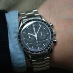 Omega Speedmaster Professional Moonwatch Moonphase 3576.50.00 (2006) - Zwart wijzerplaat 42mm Staal (1/8)