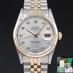 Rolex Datejust 36 16233 (1996) - 36mm Goud/Staal (1/8)