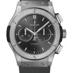 Hublot Classic Fusion Chronograph 541.NX.7070.RX (2026) - Grijs wijzerplaat 42mm Titanium (1/1)