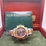 Rolex Daytona 116523 (Unknown (random serial)) - Black dial 40 mm Gold/Steel case (5/5)