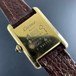 Cartier Tank Vermeil 1990 (1990) - Champagne dial 20 mm Gold/Steel case (4/8)