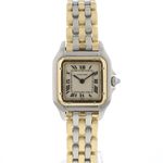 Cartier Panthère 66921 (Unknown (random serial)) - White dial 22 mm Gold/Steel case (1/4)