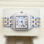 Cartier Panthère 187957 (Unknown (random serial)) - White dial 29 mm Gold/Steel case (5/8)