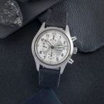 IWC Pilot Spitfire Chronograph IW370628 (2004) - Silver dial 39 mm Steel case (1/8)