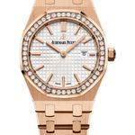Audemars Piguet Royal Oak Lady 67651OR.ZZ.1261OR.01 (2025) - Silver dial 33 mm Rose Gold case (1/1)