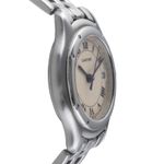 Cartier Cougar W35001F5 (1990) - Zilver wijzerplaat 26mm Staal (7/8)