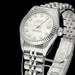 Rolex Lady-Datejust 69174 (1997) - Zilver wijzerplaat 26mm Staal (7/8)