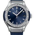 Hublot Classic Fusion 581.NX.7170.RX.1104 (2026) - Blue dial 33 mm Titanium case (1/1)