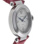 Cartier Pasha WSPA0012 (Unknown (random serial)) - Silver dial 35 mm Steel case (7/8)