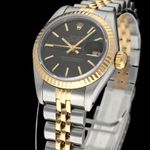 Rolex Lady-Datejust 69173 (1986) - Black dial 26 mm Gold/Steel case (7/8)